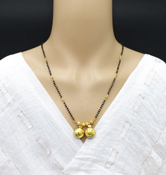 soni jewellery latest short Mangalsutra for Women