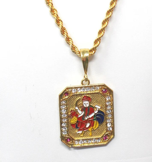 soni jewellery Gold plated chain with pendant necklace jewelry set for men women unisex