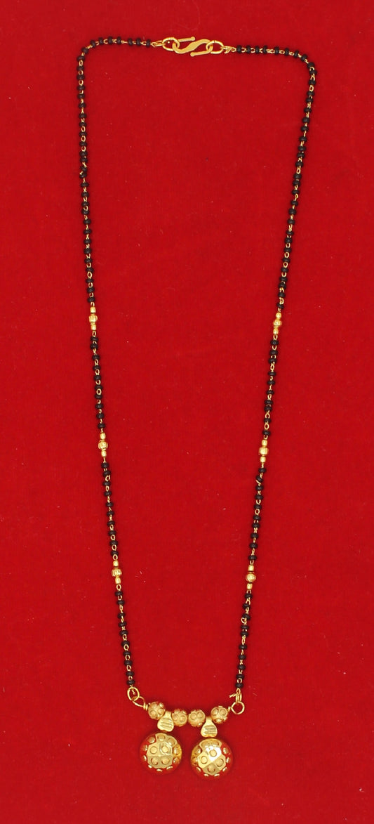 soni jewellery latest short Mangalsutra for Women