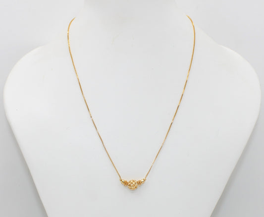 soni jewellery Pretty Stylish Gold Plated Necklace Chain For Women