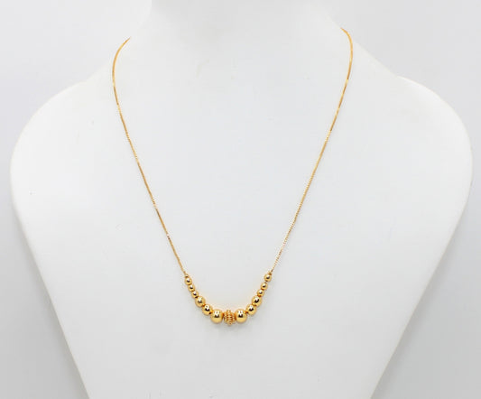 soni jewellery Pretty Stylish Gold Plated Necklace Chain For Women