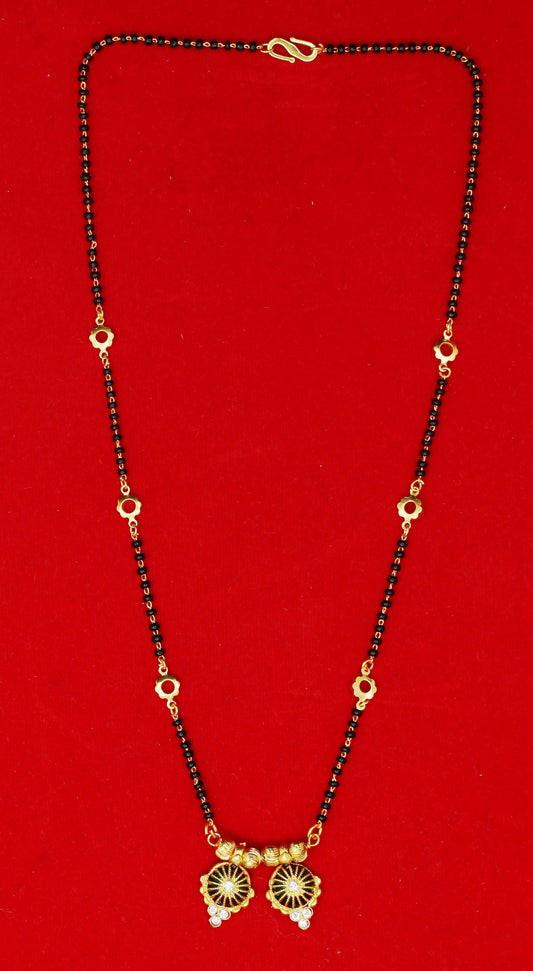 soni jewellery latest short Mangalsutra for Women