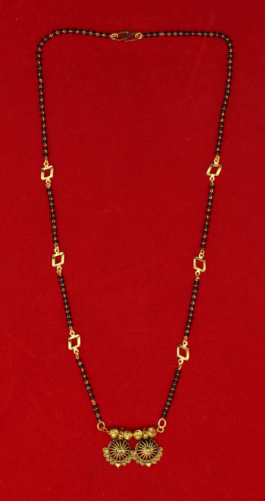 soni jewellery latest short Mangalsutra for Women