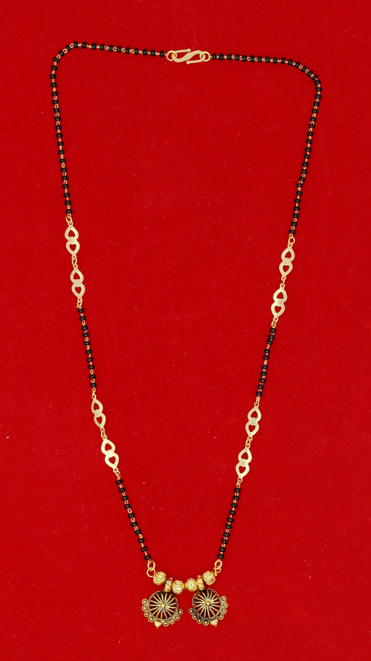 soni jewellery latest short Mangalsutra for Women