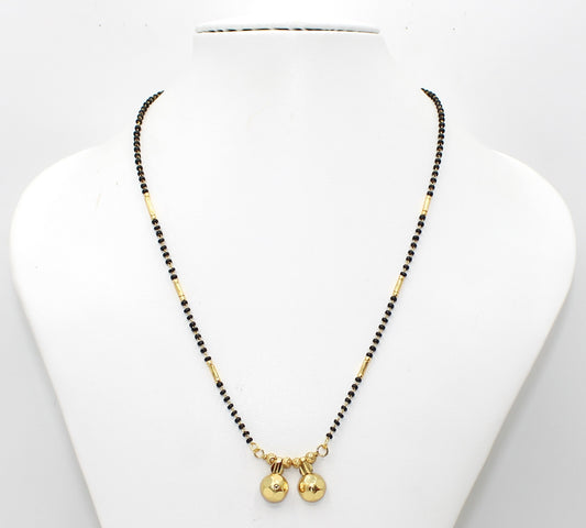 Classic Gold Ball Double Pendant Mangalsutra – Everyday Elegance Meets Tradition ✨