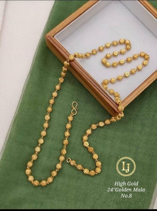 Soni Jewellery Alloy Gold-plated Mangalsutra Set Combo & Bangles Combo For Women (Pack Of 3) (1 Long Mangalsutra Set, 1 Ball Mala, 1 Bangle Set)