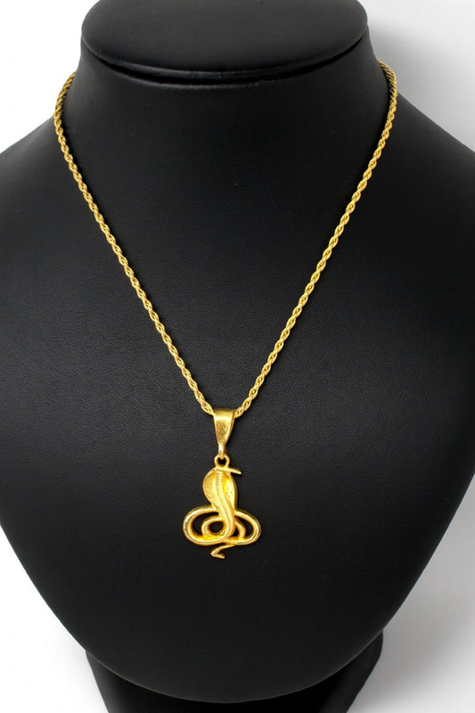 soni jewellery Gold plated chain with pendant necklace jewelry set for men women unisex