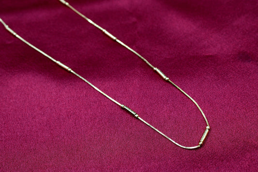 Elegant Gold-Plated Chain for Daily & Festive Wear – Lightweight & Skin-Friendly