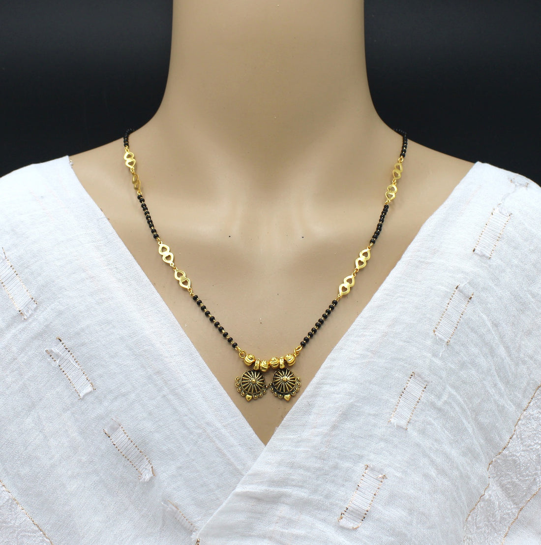 Royal Dual Lotus Gold-Plated Mangalsutra – Timeless Tradition, Everyday Elegance 💛