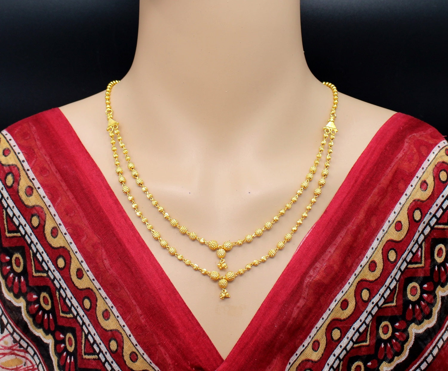 soni jewellery Pretty Stylish Gold Plated Necklace Chain For Women