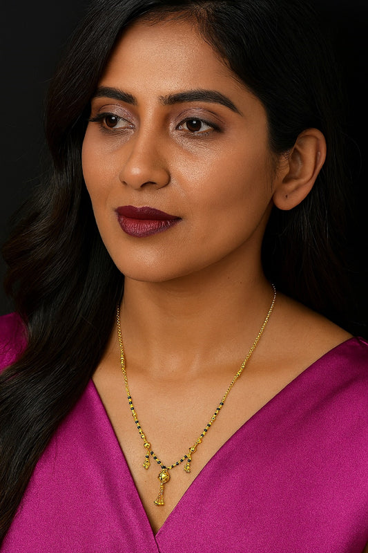 Soni Jewellery Gold Plated Mangalsutra For Women