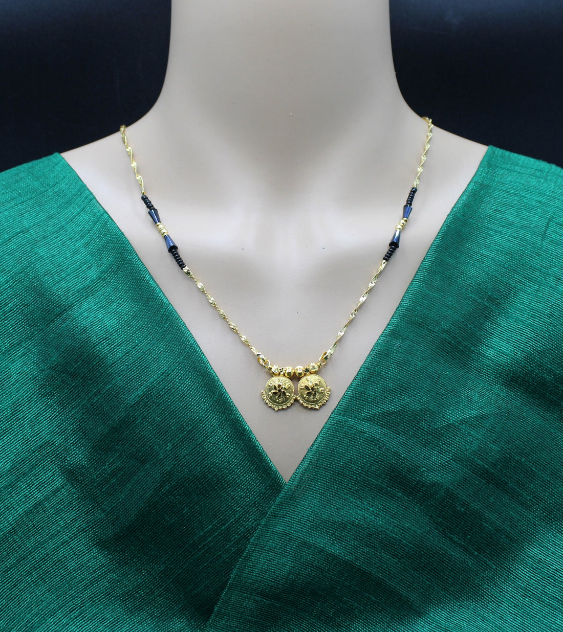 Classic Gold-Plated Double Coin Mangalsutra – Everyday Traditional Grace ✨