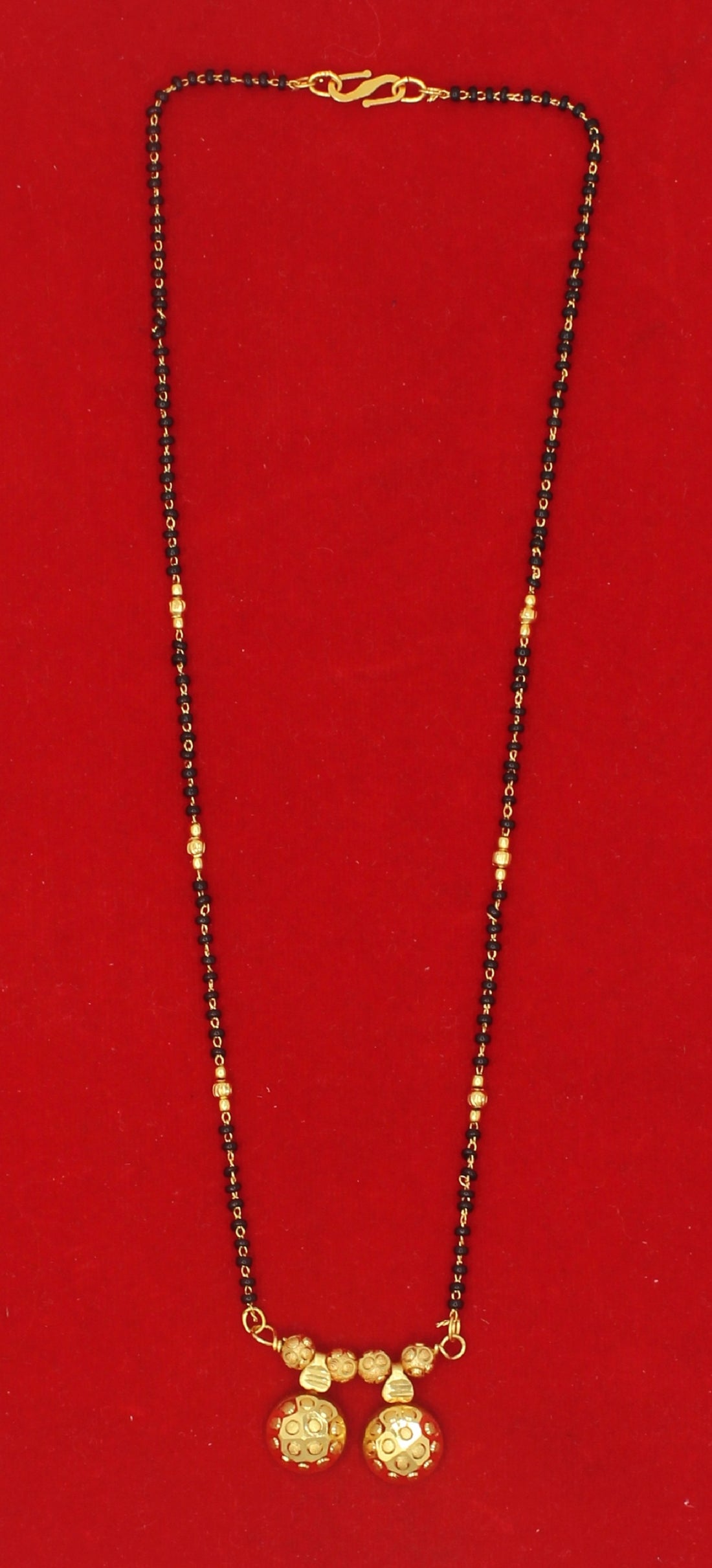 Elegant Dual Drop Gold-Plated Mangalsutra – Modern Grace, Traditional Heart 💛