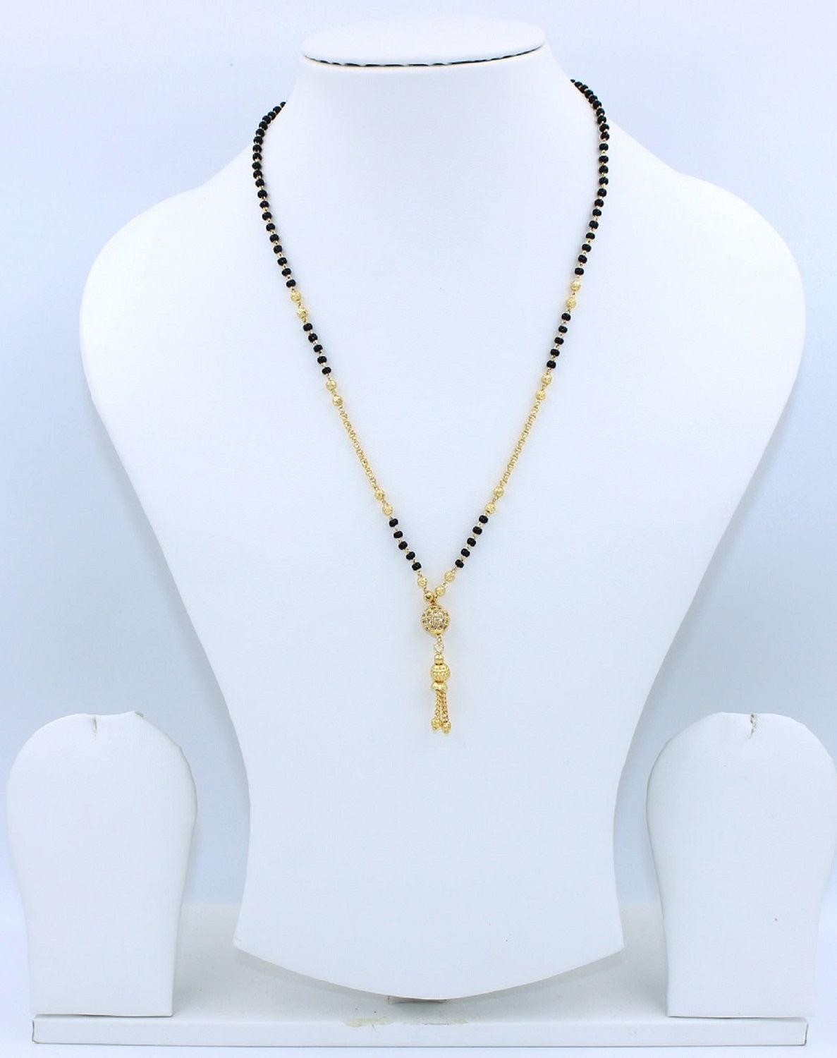 Elegant Gold Plated CZ Mangalsutra for Women – Sparkling Daily Wear Design 💎