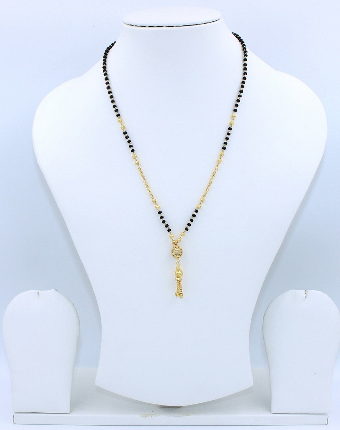 Elegant Gold Plated CZ Mangalsutra for Women – Sparkling Daily Wear Design 💎