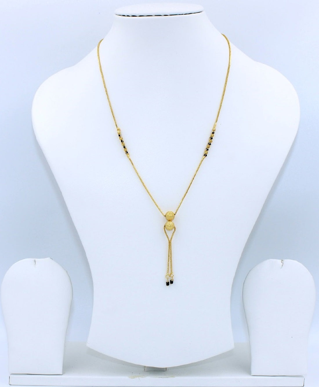 Elegant Double Bead Gold Plated Mangalsutra – Minimal Everyday Luxury ✨