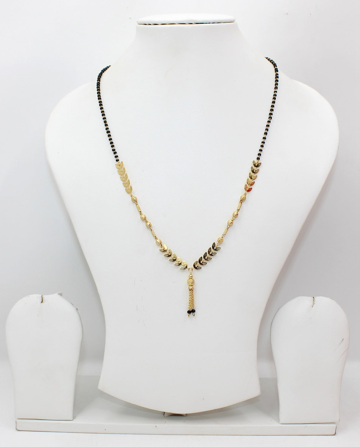 Gold Plated Leaf Design Mangalsutra for Women – Elegant Daily & Festive Wear 🌿✨