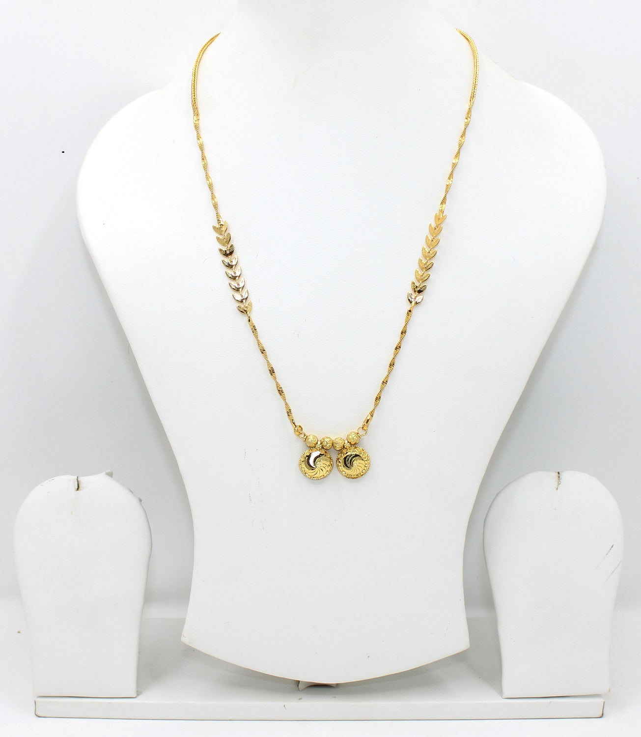 Traditional Double Ball Gold Plated Mangalsutra – Elegant Daily Wear Design 💛