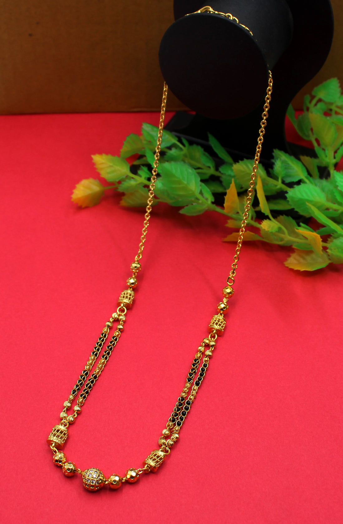Classic Dual-Layer Gold-Plated Mangalsutra – Elegant Everyday Traditional Design