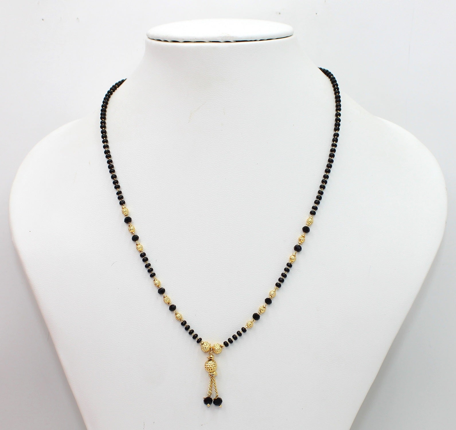 Classic Daily Wear Black Bead Gold Plated Mangalsutra – Lightweight, Elegant & Timeless Design 💛