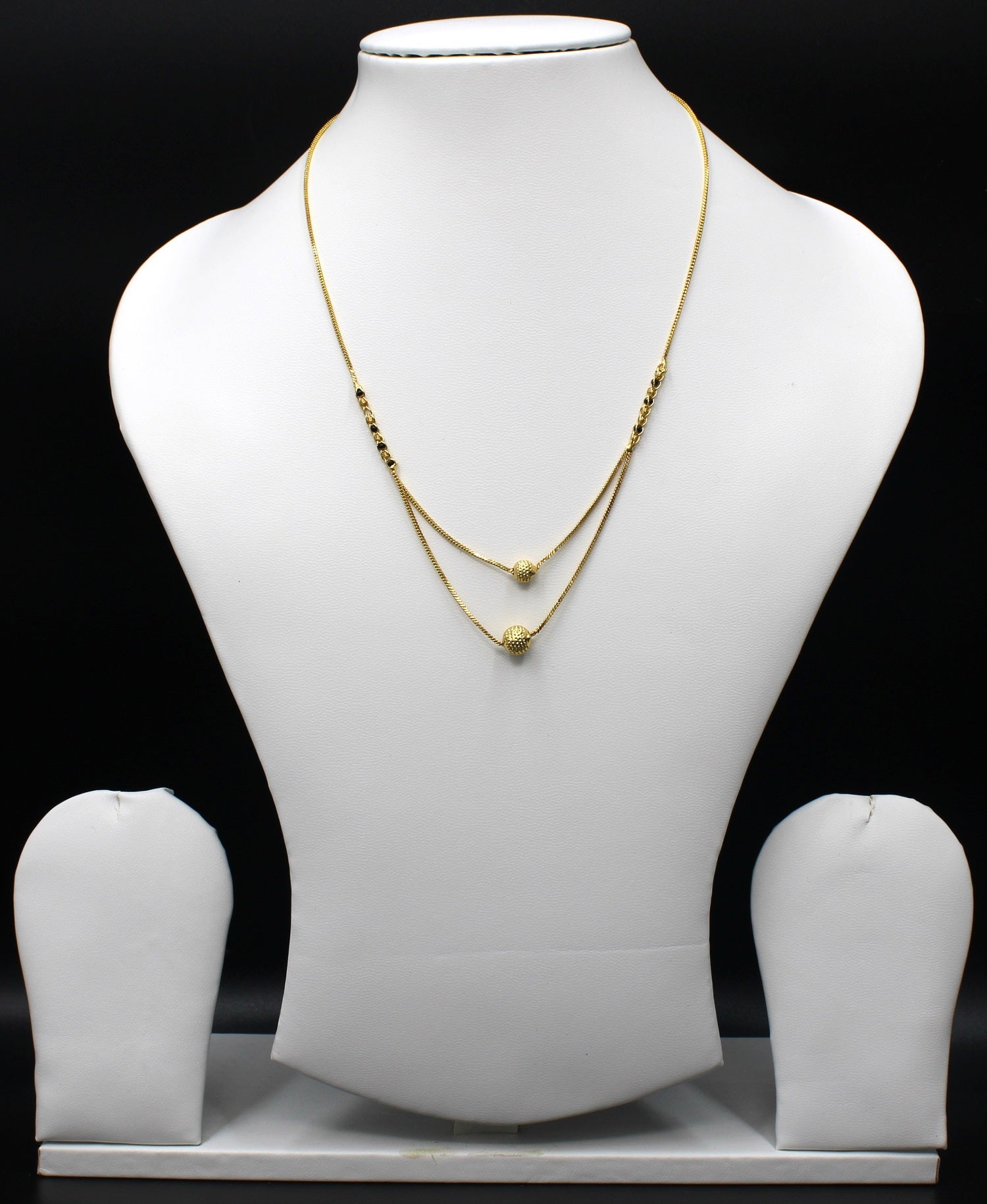 Double Layer Gold Plated Mangalsutra – Stylish Daily Wear with Modern Minimal Design 💛