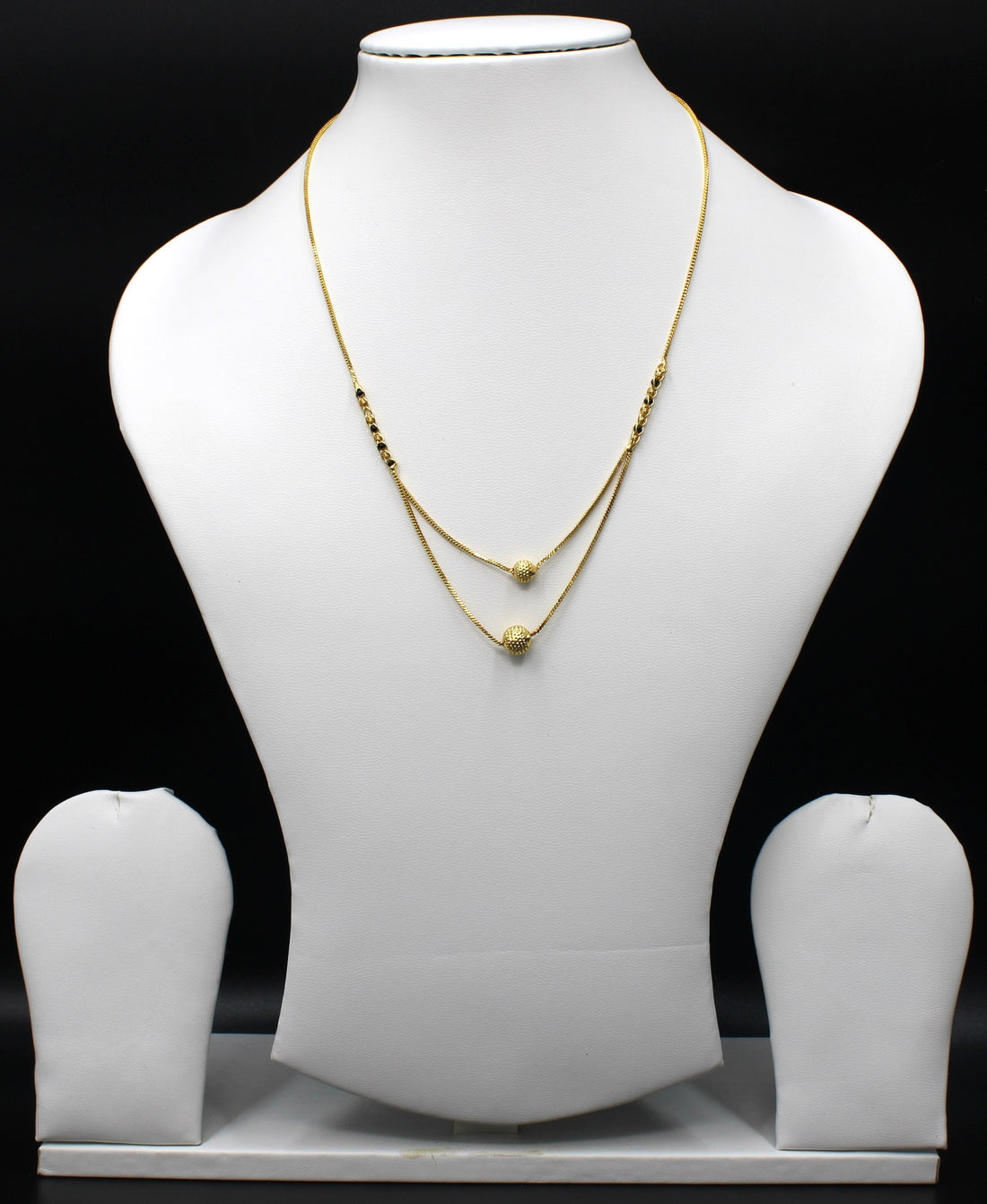 Double Layer Gold Plated Mangalsutra – Stylish Daily Wear with Modern Minimal Design 💛