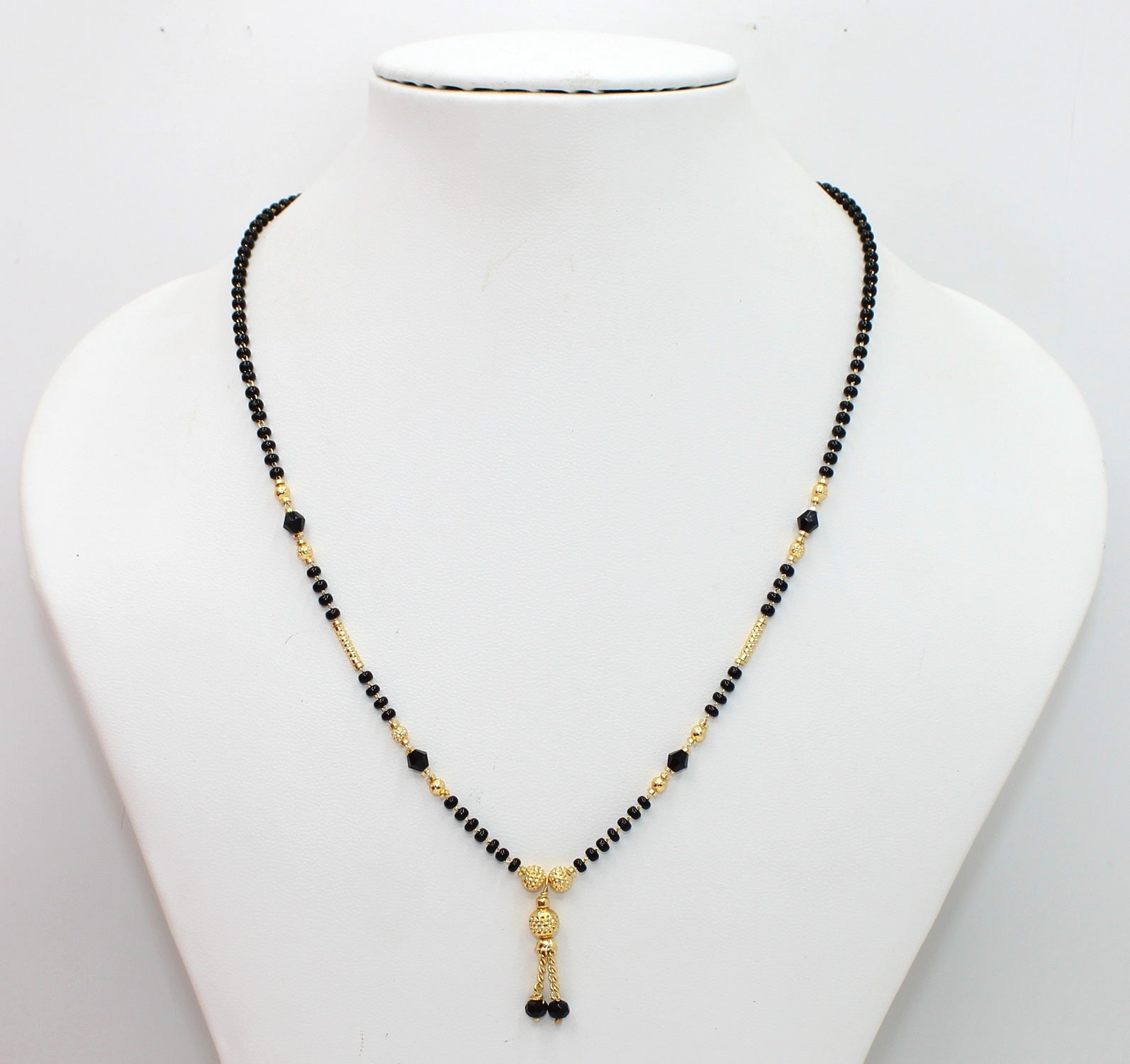 Classic Daily Wear Black Bead Gold Plated Mangalsutra – Lightweight, Elegant & Timeless Design 💛