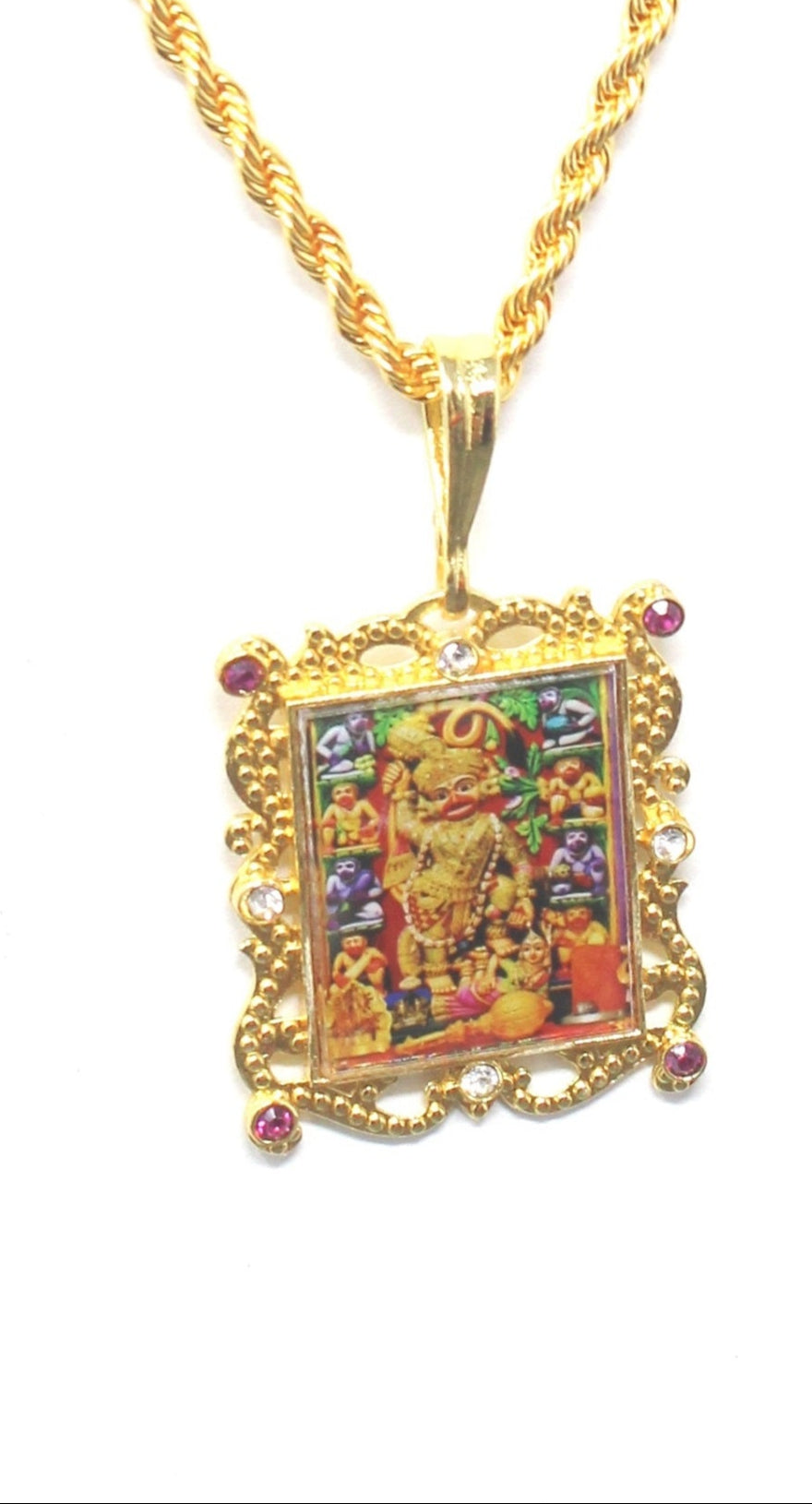 soni jewellery Gold plated chain with pendant necklace jewelry set for men women unisex