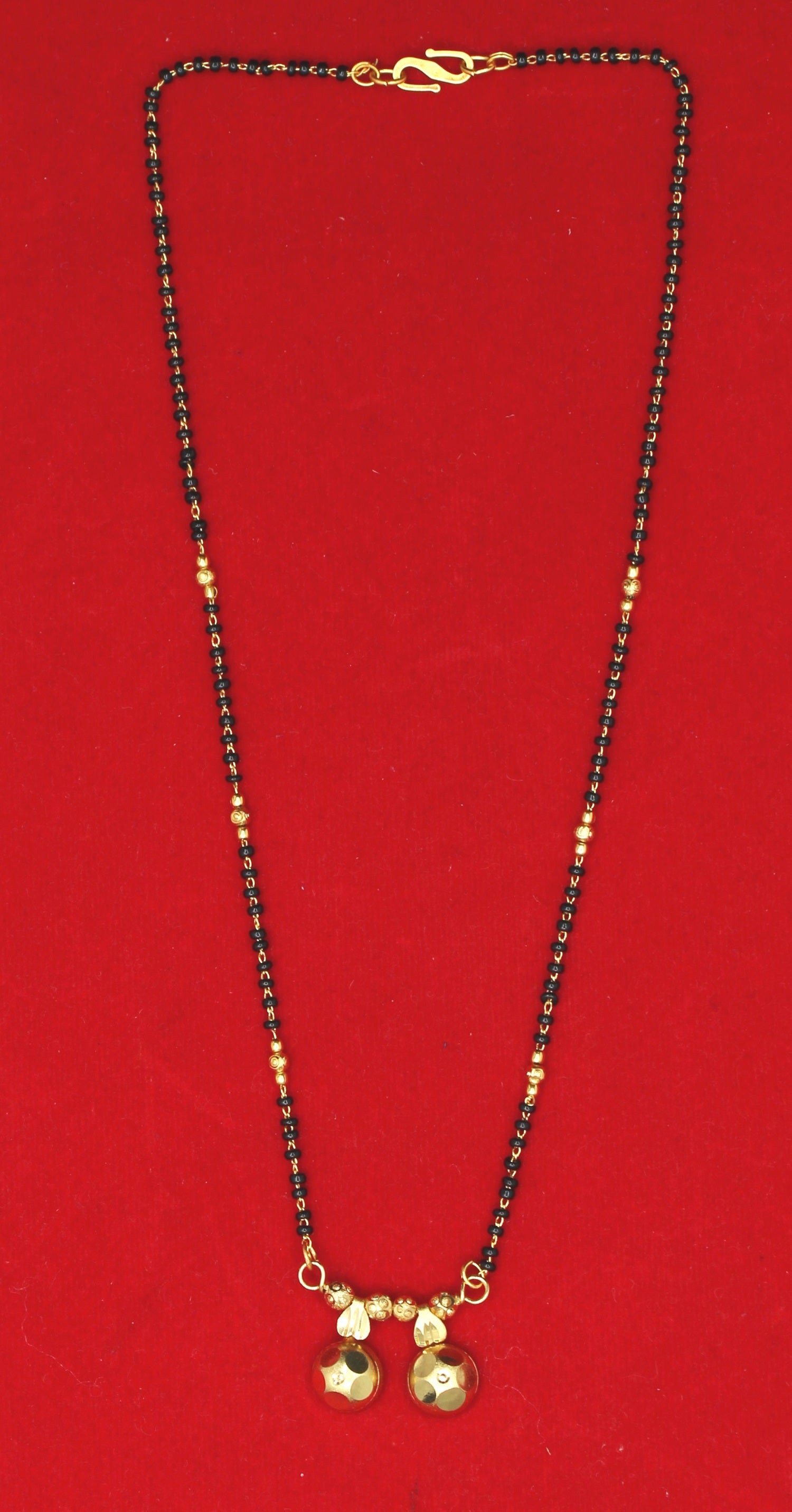 Traditional Double Kalash Gold-Plated Mangalsutra – Pure Elegance in Every Bead 💛