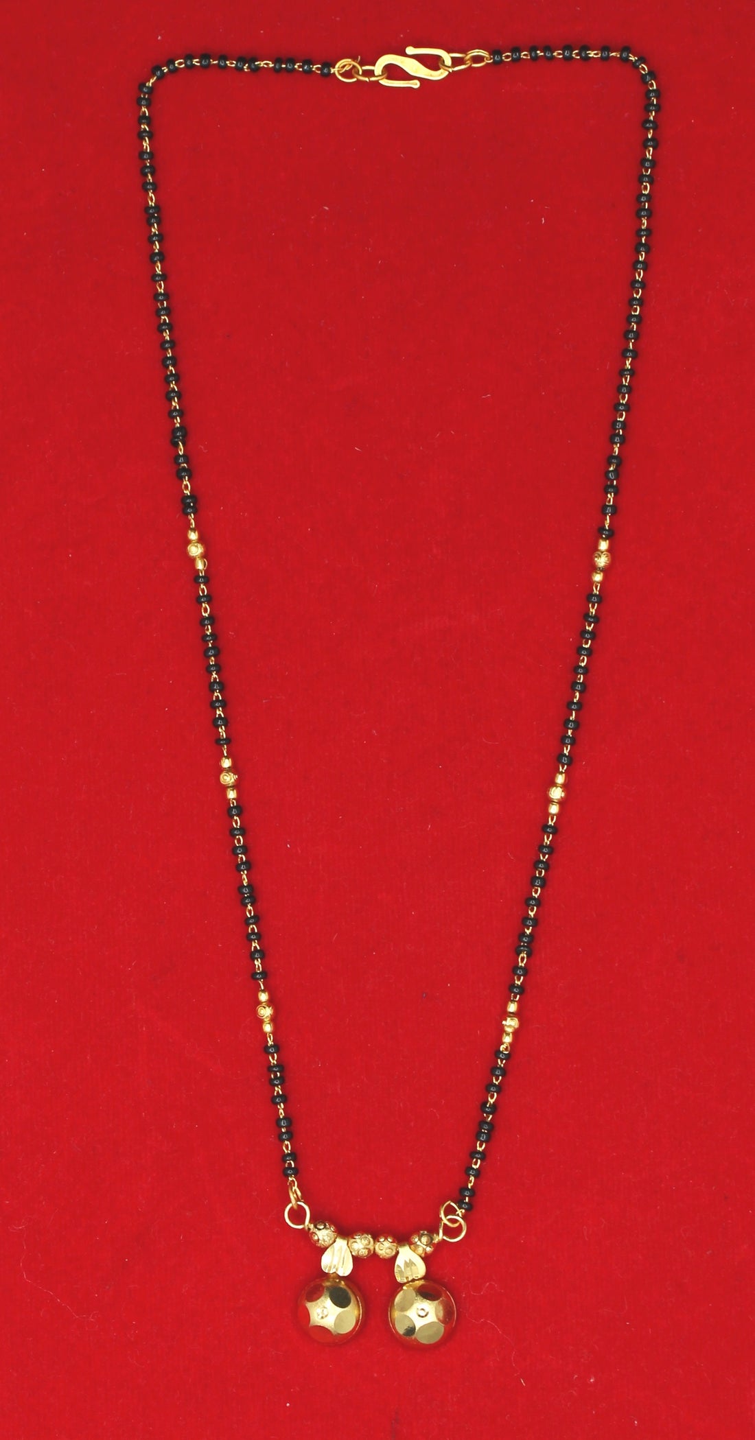 Traditional Double Kalash Gold-Plated Mangalsutra – Pure Elegance in Every Bead 💛