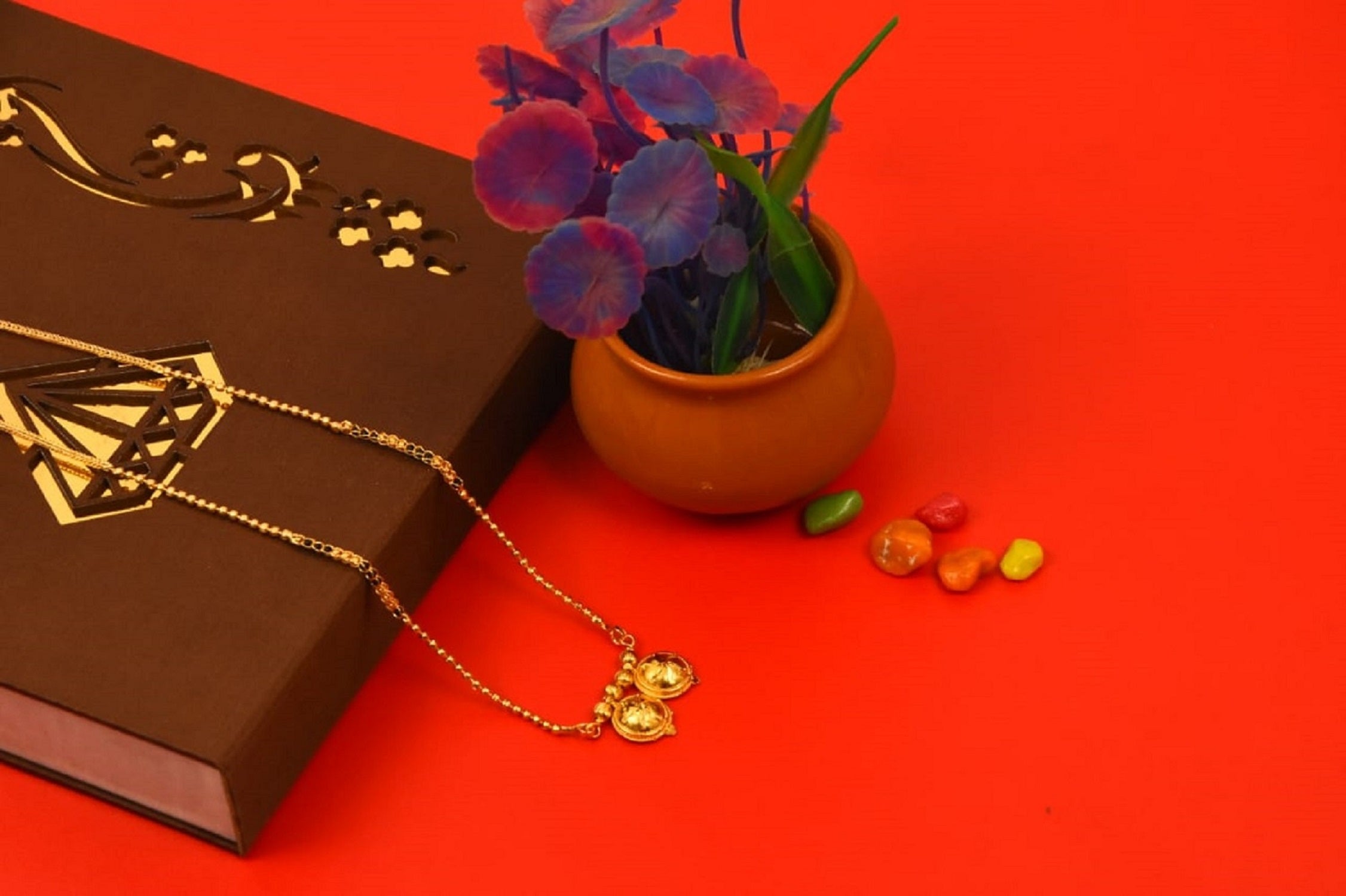 Elegant Twin Coin Gold-Plated Mangalsutra – Symbol of Love & Prosperity 💛