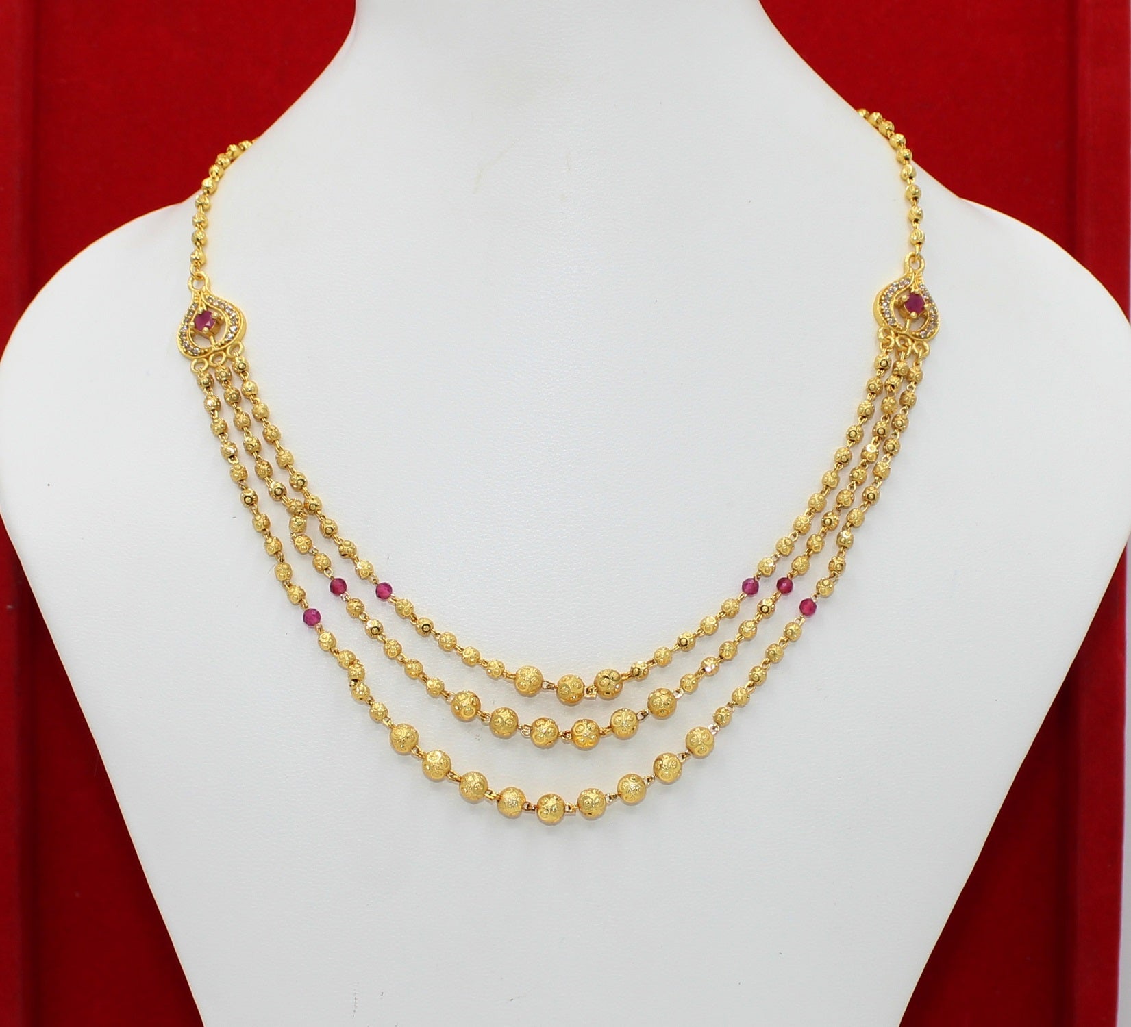 soni jewellery Pretty Stylish Gold Plated Necklace Chain For Women