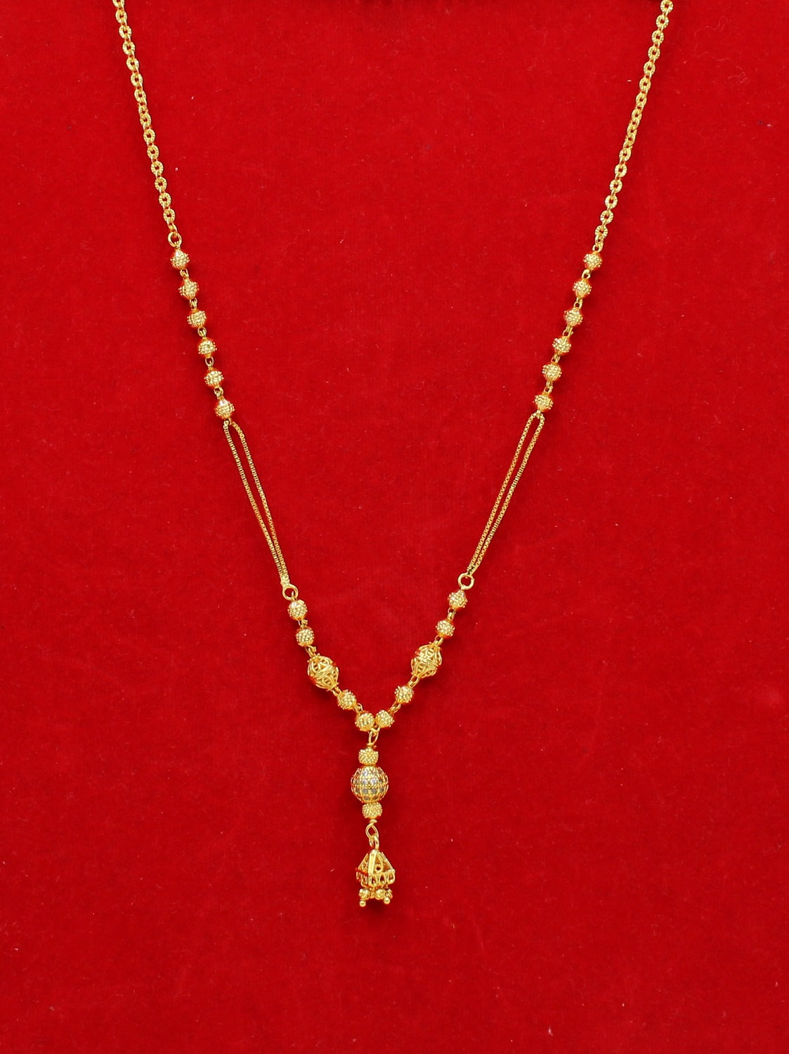 soni jewellery Pretty Stylish Gold Plated Necklace Chain For Women