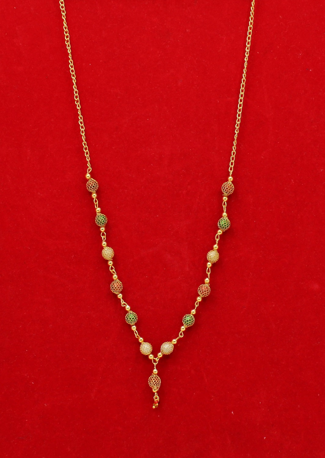 soni jewellery Pretty Stylish Gold Plated Necklace Chain For Women