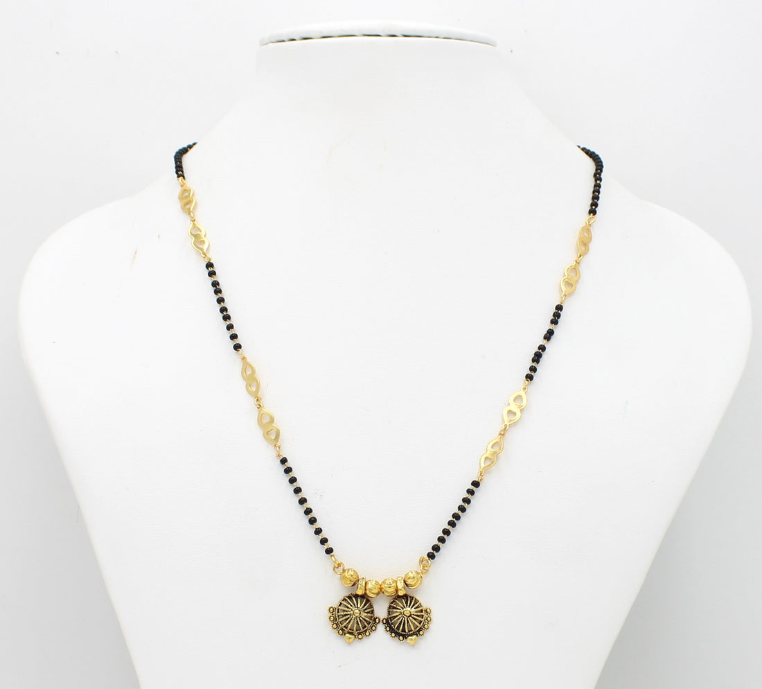 Royal Dual Lotus Gold-Plated Mangalsutra – Timeless Tradition, Everyday Elegance 💛