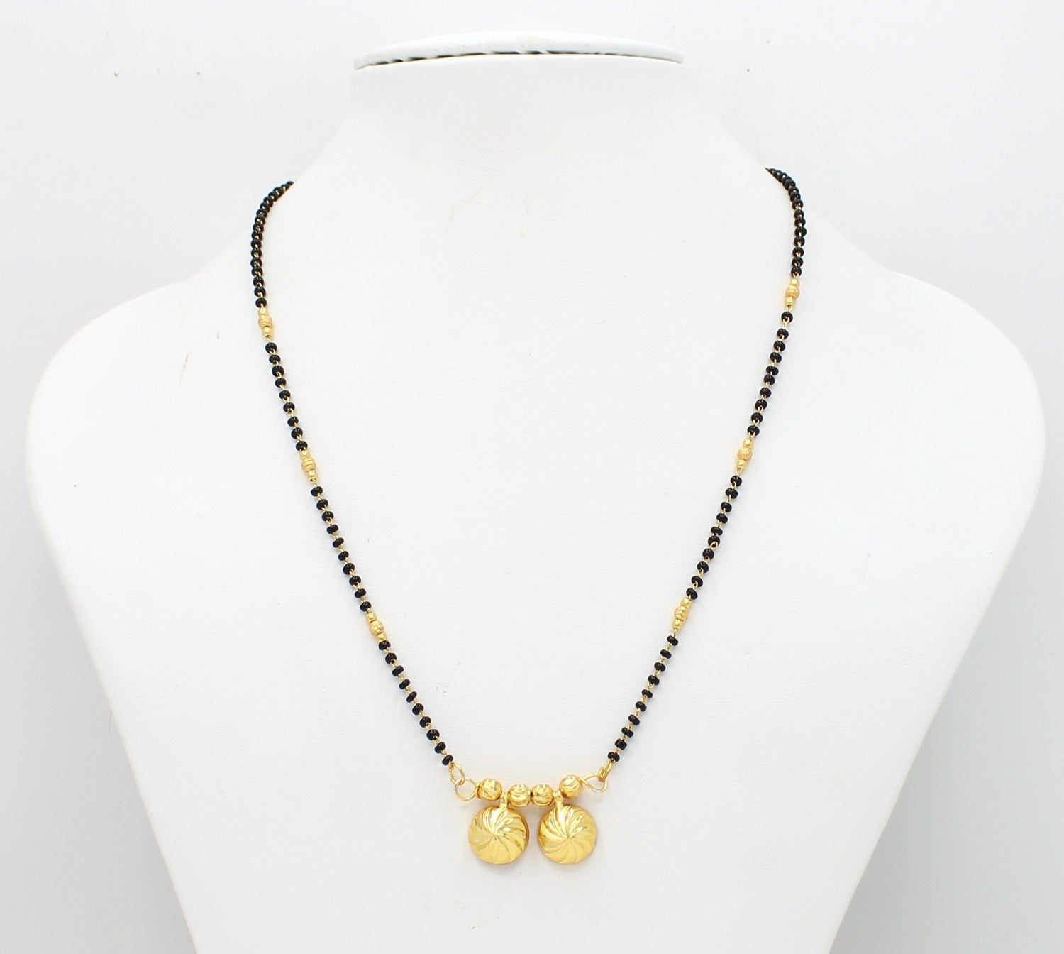 Premium Gold-Plated Twin Floral Mangalsutra – A Symbol of Timeless Love 🌸