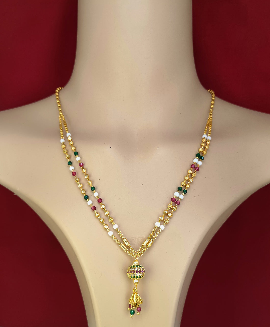 soni jewellery Pretty Stylish Gold Plated Necklace Chain For Women