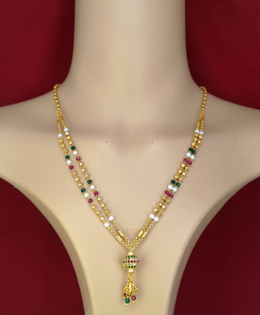 soni jewellery Pretty Stylish Gold Plated Necklace Chain For Women