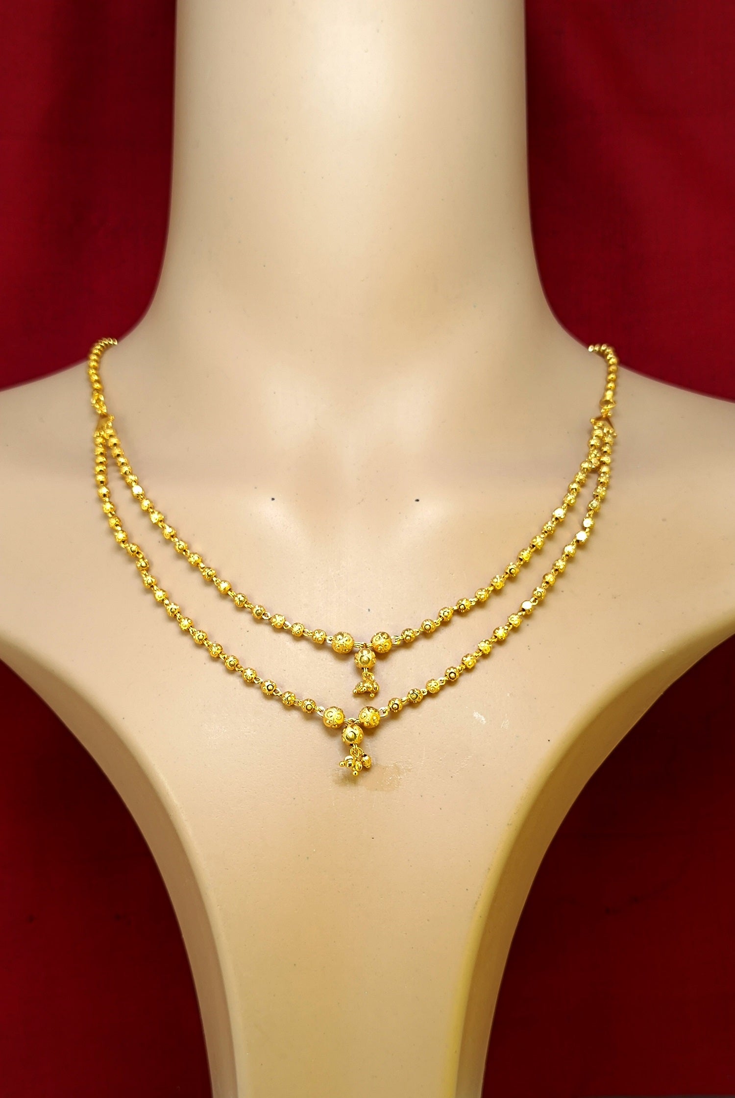 soni jewellery Pretty Stylish Gold Plated Necklace Chain For Women