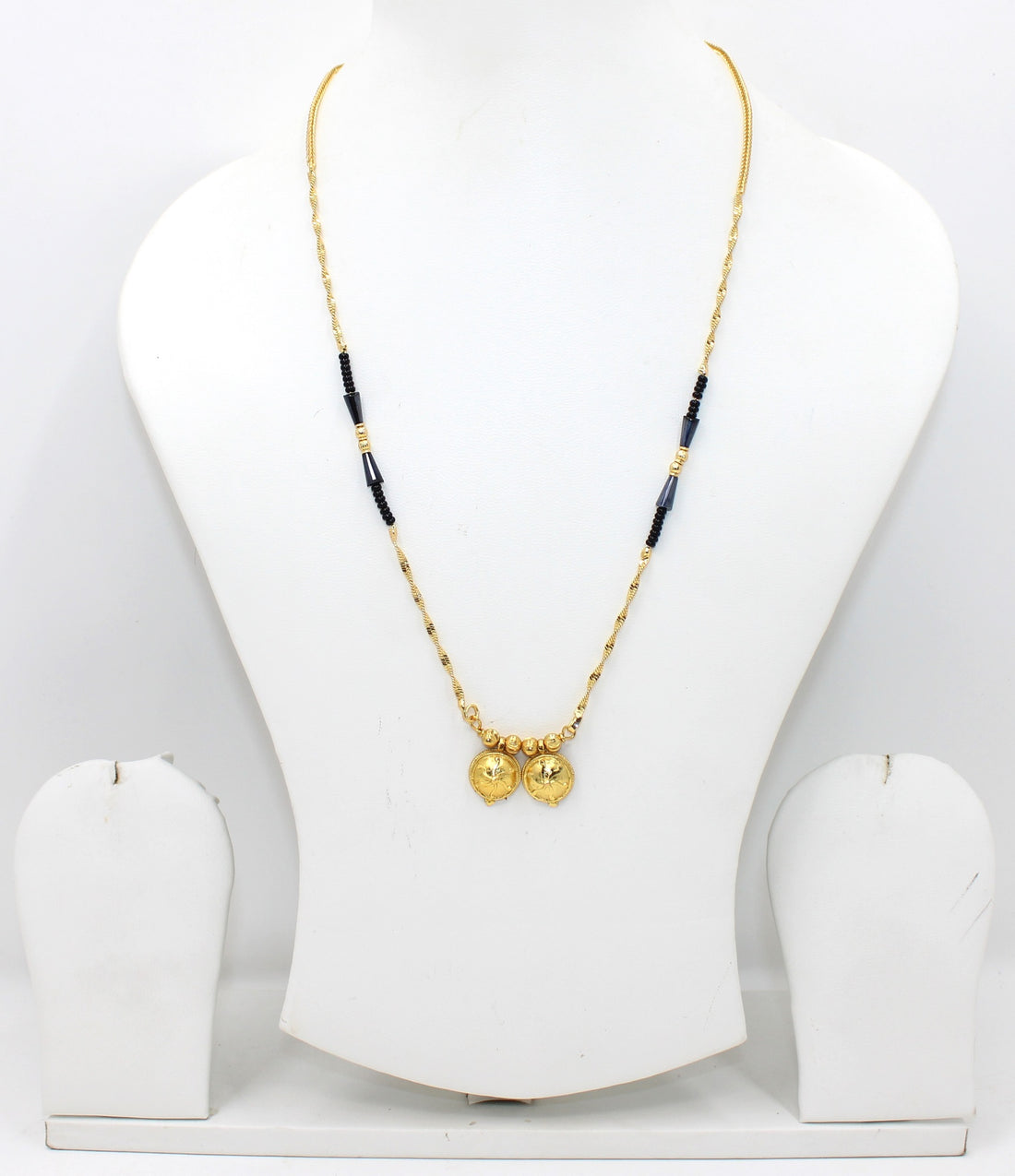 Divine Lotus Coin Mangalsutra – Traditional Gold-Plated Elegance for Every Occasion 💛