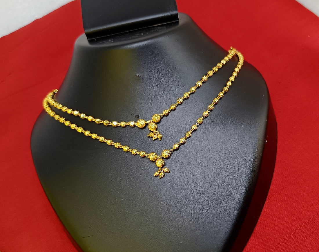 soni jewellery Pretty Stylish Gold Plated Necklace Chain For Women