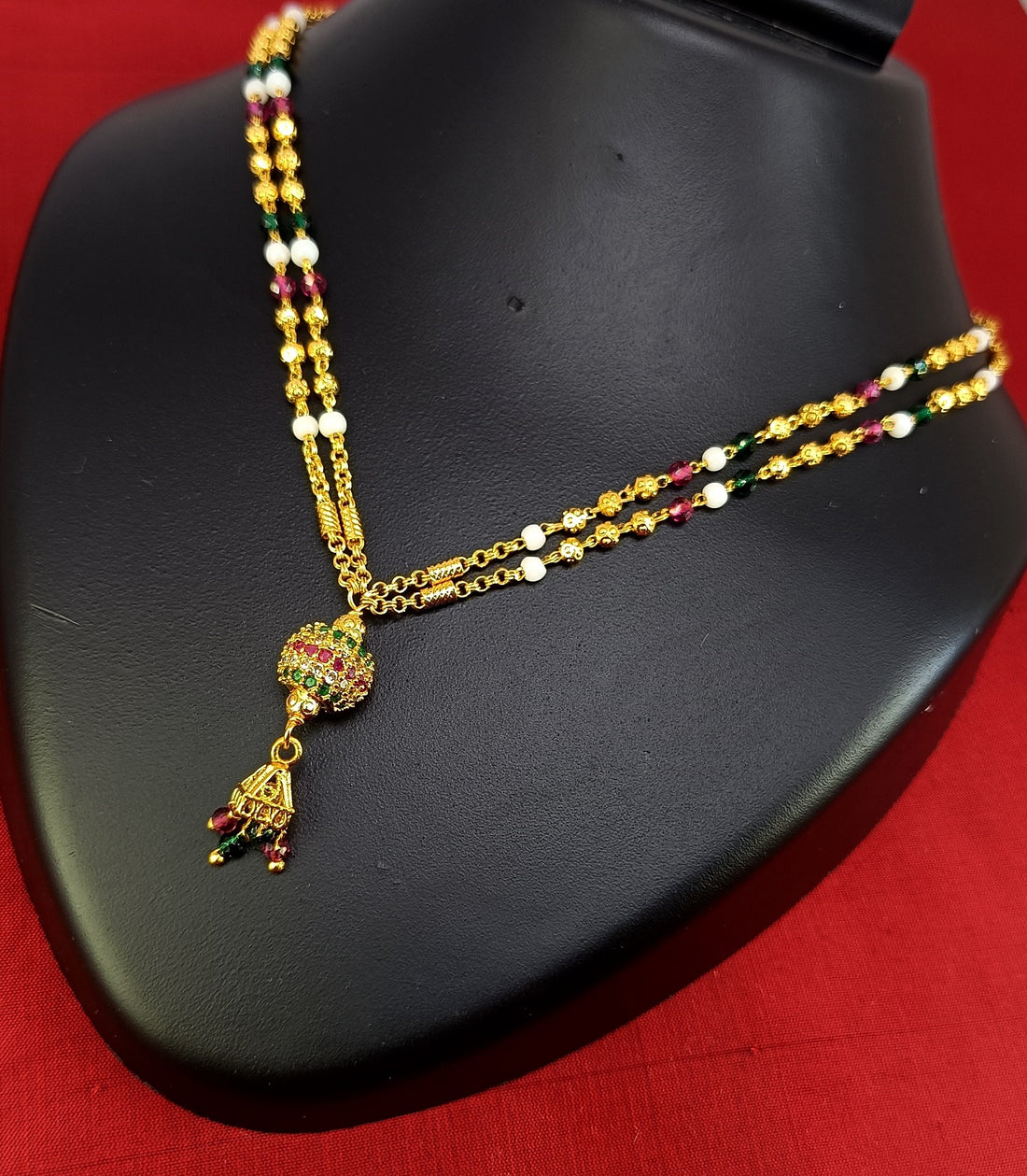 soni jewellery Pretty Stylish Gold Plated Necklace Chain For Women