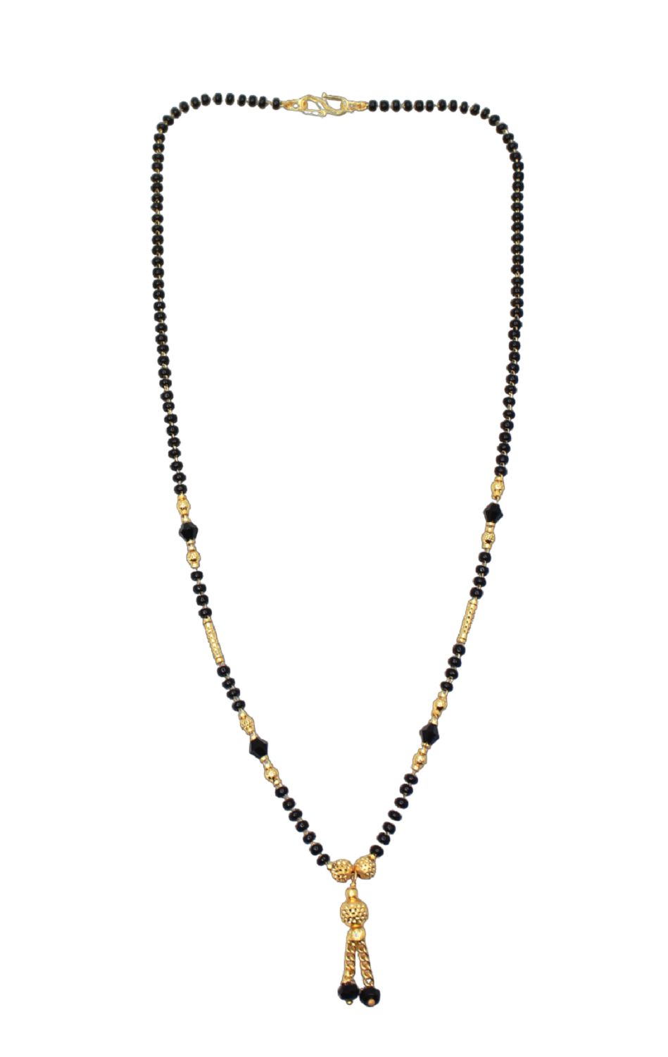 Classic Daily Wear Black Bead Gold Plated Mangalsutra – Lightweight, Elegant & Timeless Design 💛