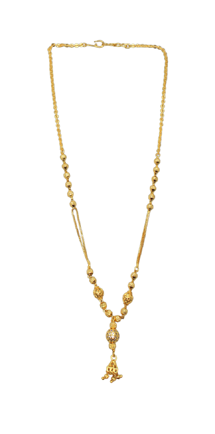 soni jewellery Pretty Stylish Gold Plated Necklace Chain For Women