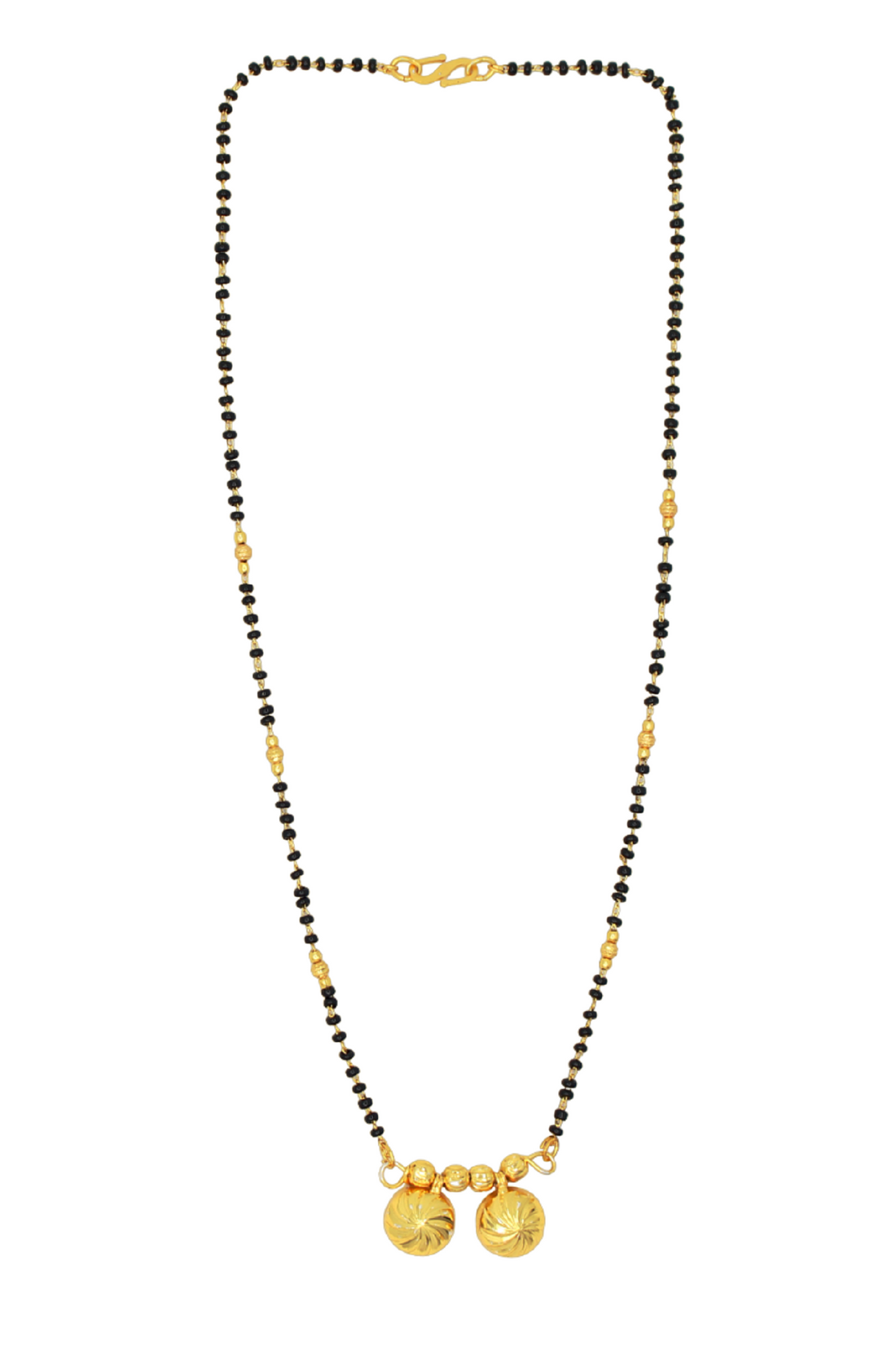 Premium Gold-Plated Twin Floral Mangalsutra – A Symbol of Timeless Love 🌸