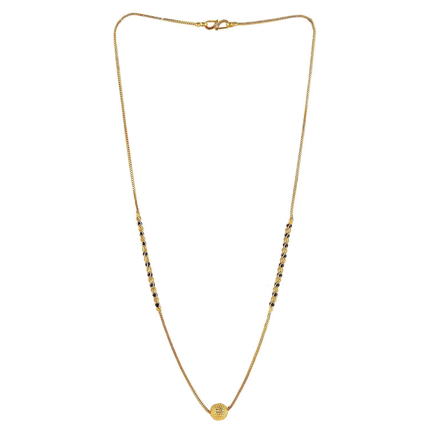 Single Bead Elegant Gold Plated Daily Wear Mangalsutra – Minimal & Timeless Design ✨