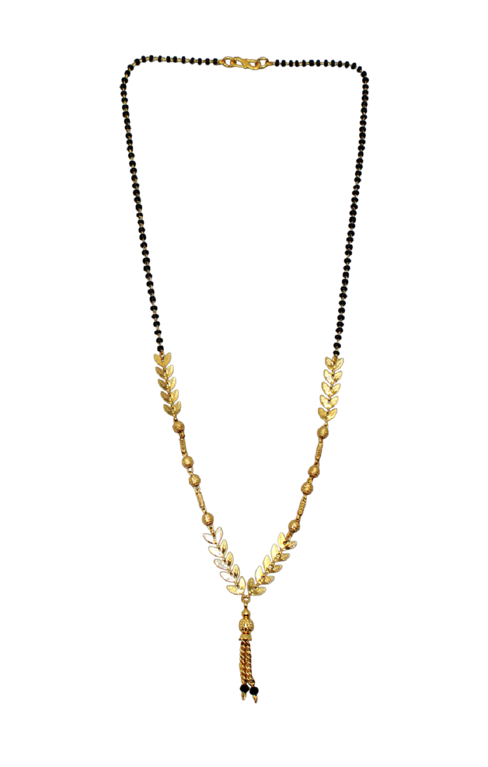 Gold Plated Leaf Design Mangalsutra for Women – Elegant Daily & Festive Wear 🌿✨