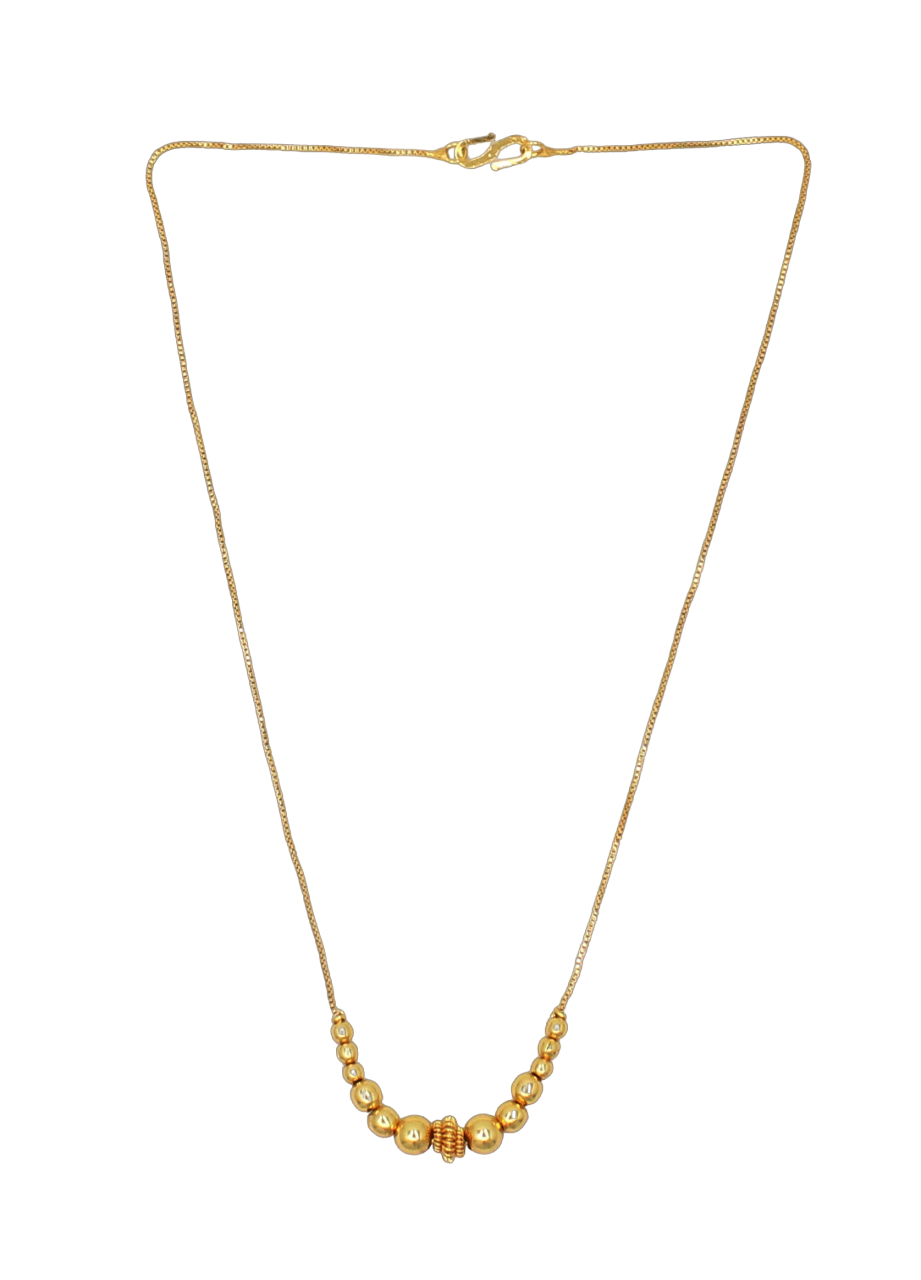 soni jewellery Pretty Stylish Gold Plated Necklace Chain For Women