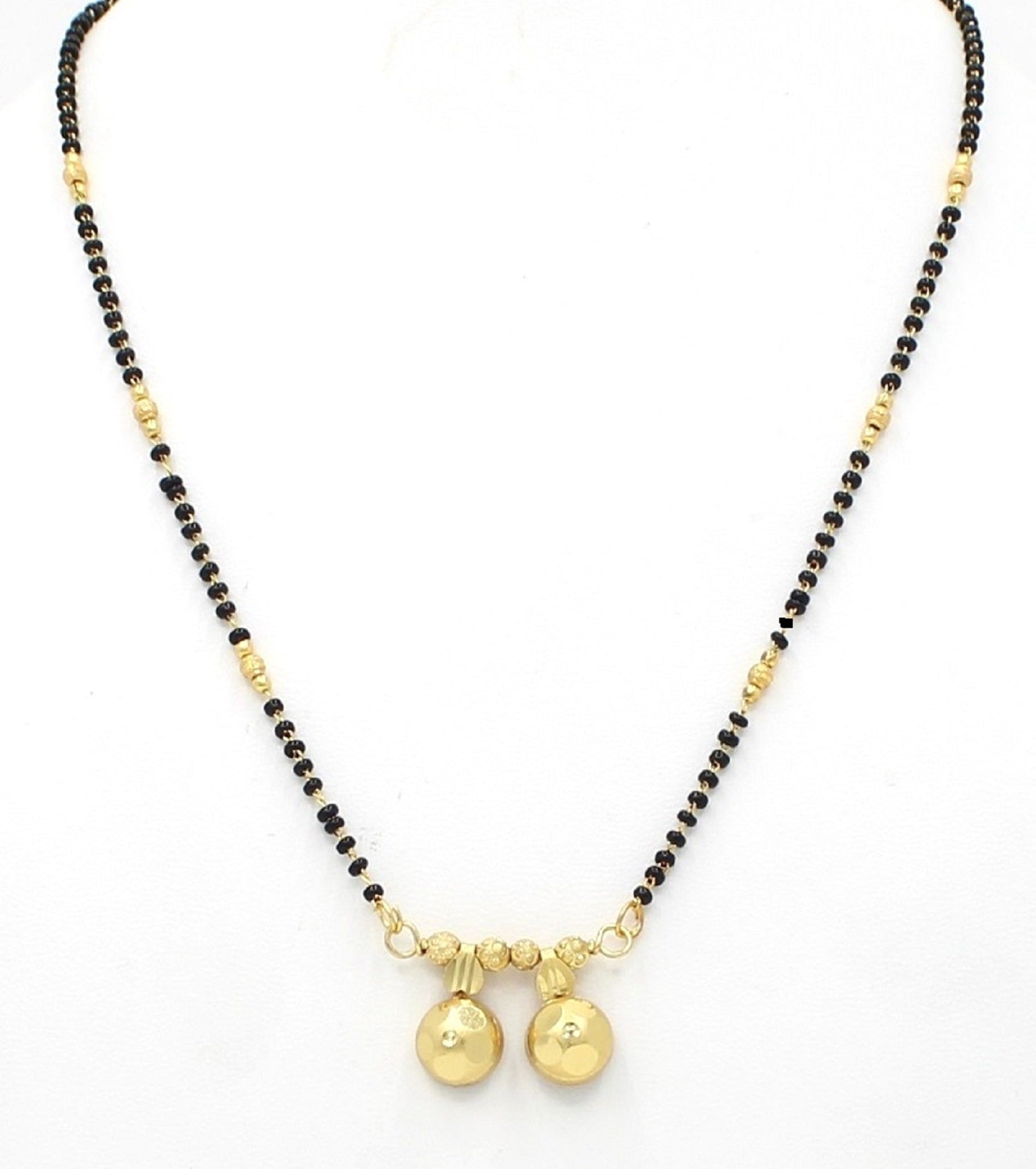 Traditional Double Kalash Gold-Plated Mangalsutra – Pure Elegance in Every Bead 💛