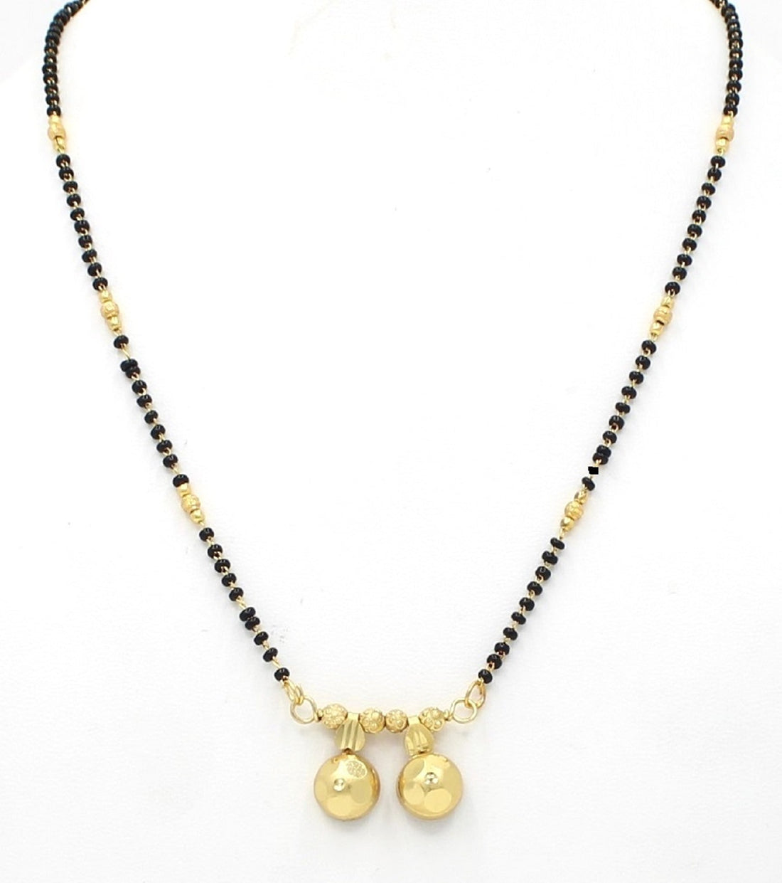 Traditional Double Kalash Gold-Plated Mangalsutra – Pure Elegance in Every Bead 💛